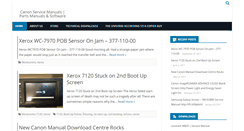 Desktop Screenshot of canonservicemanual.com